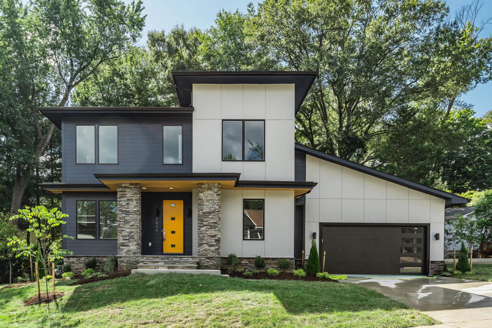 James Hardie Panels with Smooth Finish in Arctic White Exterior home siding - installation cost in Boston. James Hardie, Cedar, Vinyl siding