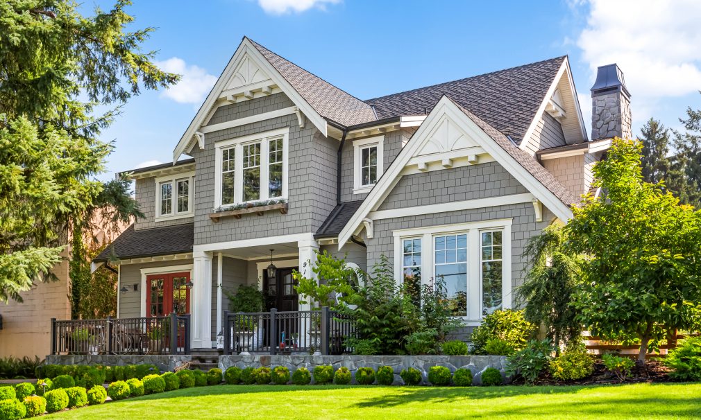 James Hardie Shingles in Pearl Gray by Ideal Siding Raleigh Exterior home siding - installation and replacement cost of James Hardie, cedar, vinyl siding in Raleigh, NC